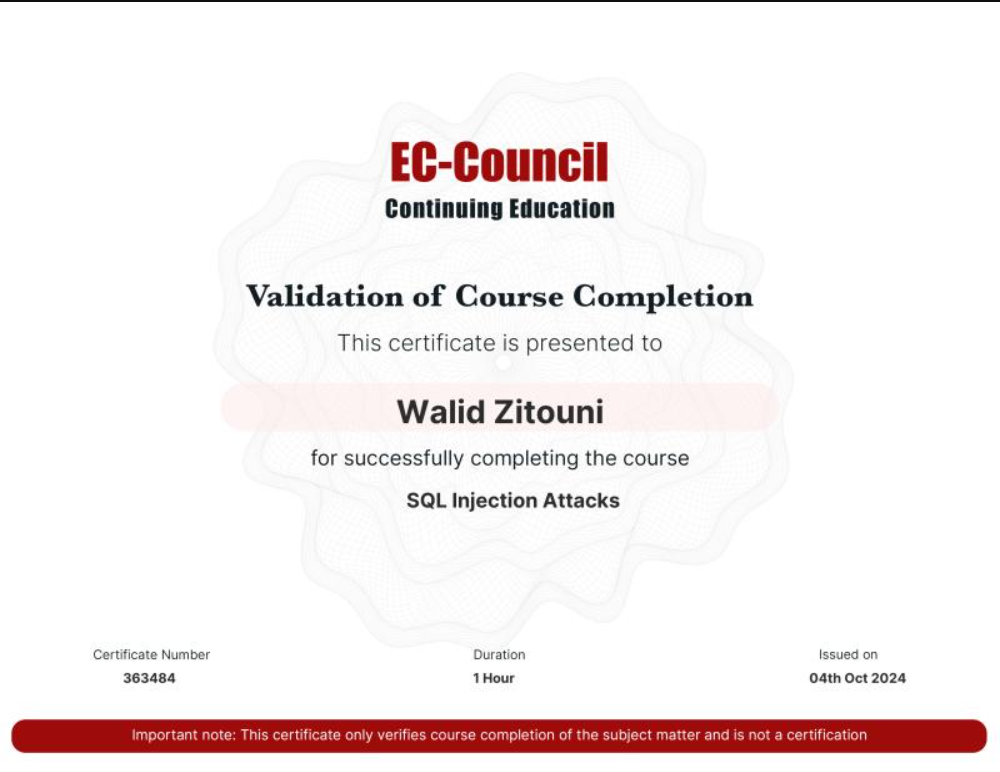 Certification 6